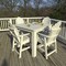 Highwood Usa Hamilton 5pc Square Counter Height Outdoor Patio Furniture Dining Set AD-CNA44-WHE - alternate 2